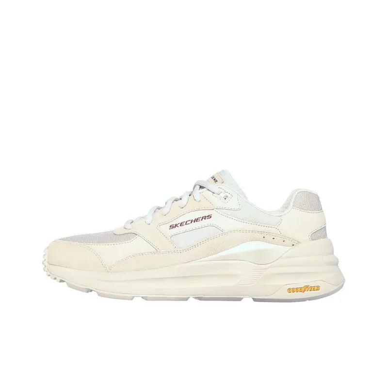 Skechers Global Jogger Low Top Beige/White-0