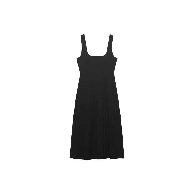 ZARA Slip Dresses Women's Black-1