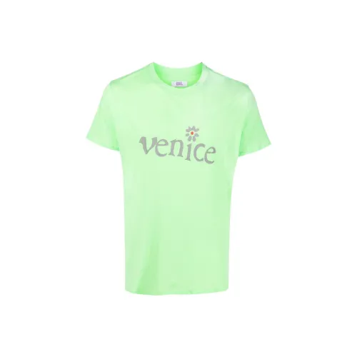 ERL T-Shirts Men Lime Green