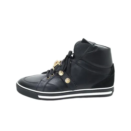 VERSACE pulsar Top Stylish Skateboarding Shoes Men's Black