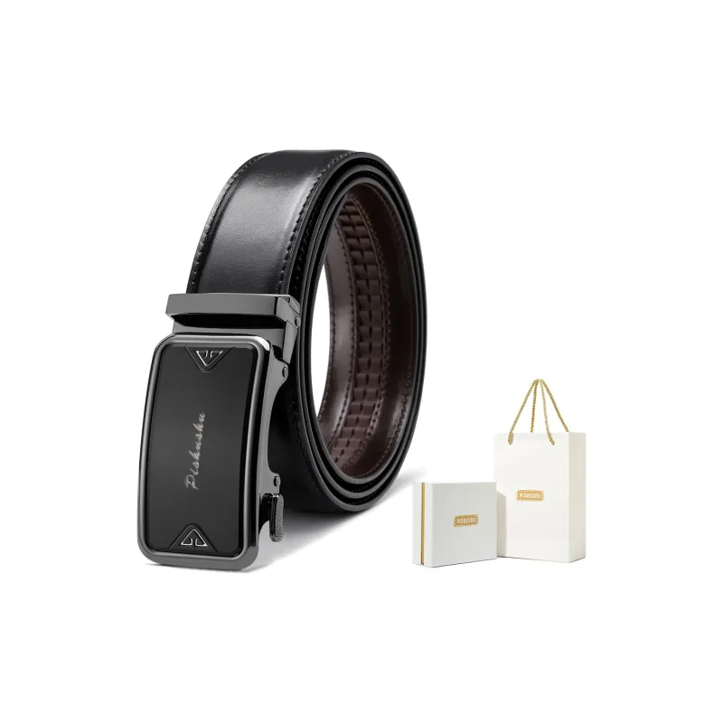 PISHUSHU Leather Belts Men-4