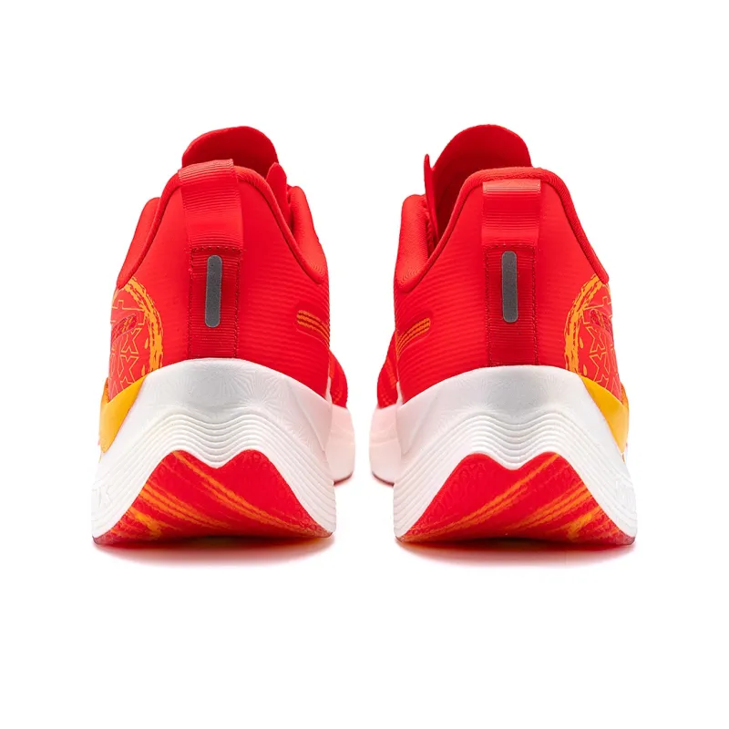 ONEMIX Yi Shuang Body Measurement Professional Racing Running Shoes Unisex Afterglow Red-4