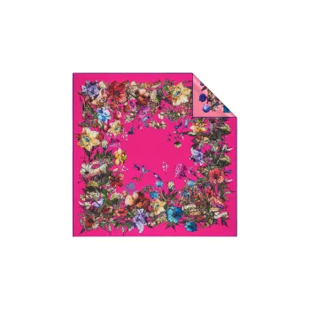 DIOR Miss DIOR Millefiori Series Silk Scarves Women's Rose Red