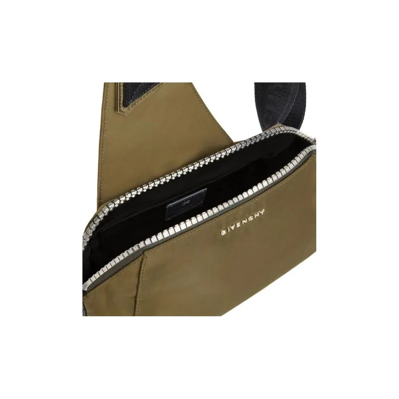 Givenchy Nylon Messenger Bag Shoulder Bag Crossbody Bag Small Size Men's Green-4