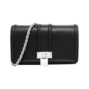 MICHAEL KORS Cow Leather Messenger Bag Shoulder Bag Crossbody Bag Women's Black