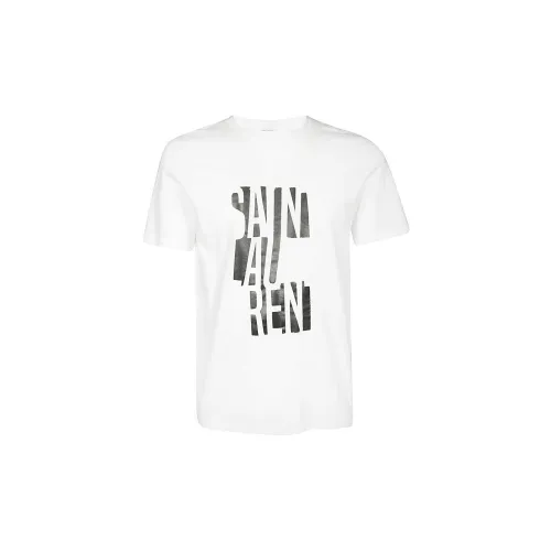 SAINT LAURENT T-Shirts Unisex White