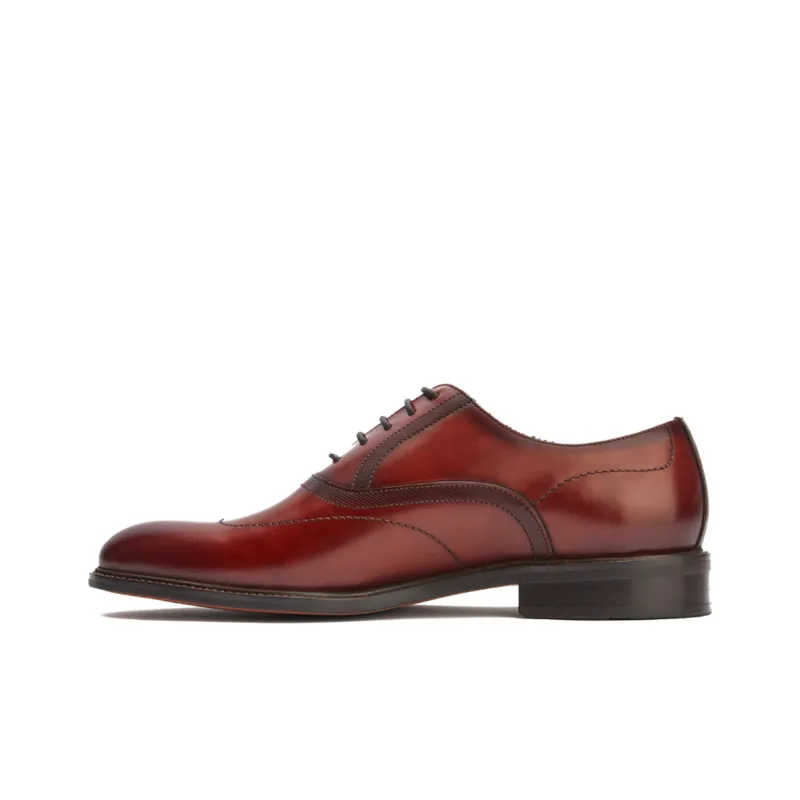 PEDRO Dress Shoes Men Low Top Black/Umber-4