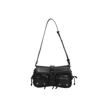 NOMK PU Shoulder Bag Crossbody Bag Regular Women's Black