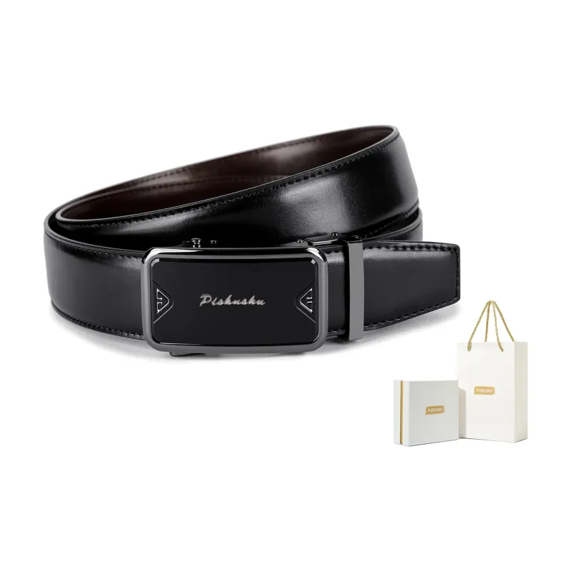 PISHUSHU Leather Belts Men-6