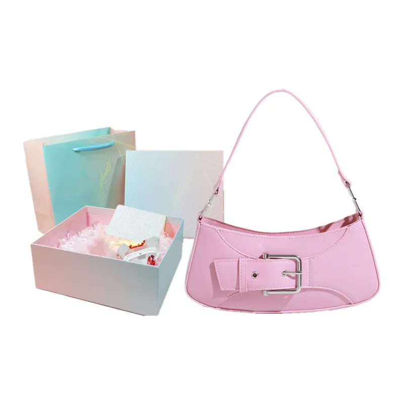 NOMK PU Crossbody Bag, Shoulder Bag, Baguette Bag, Small Square Bag, Handbag, Shoulder Bag Regular Women's Multicolor-18