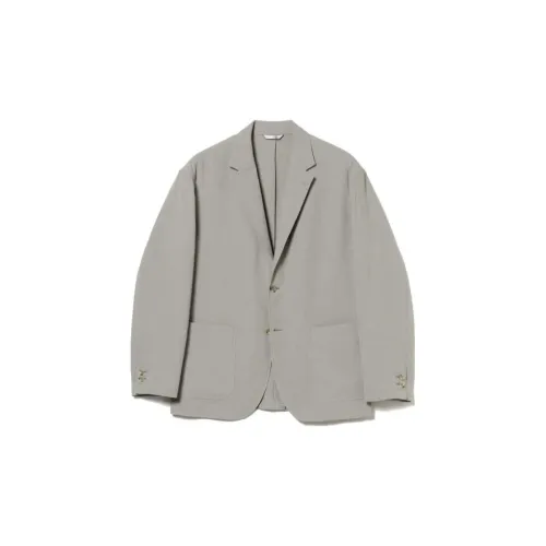 Beams Business Suits Men Light Gray