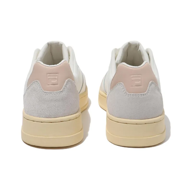 FILA Targa Classic Slip Resistant Cushioning Low Top Skateboard Shoes Unisex White Beige Korean Style-2