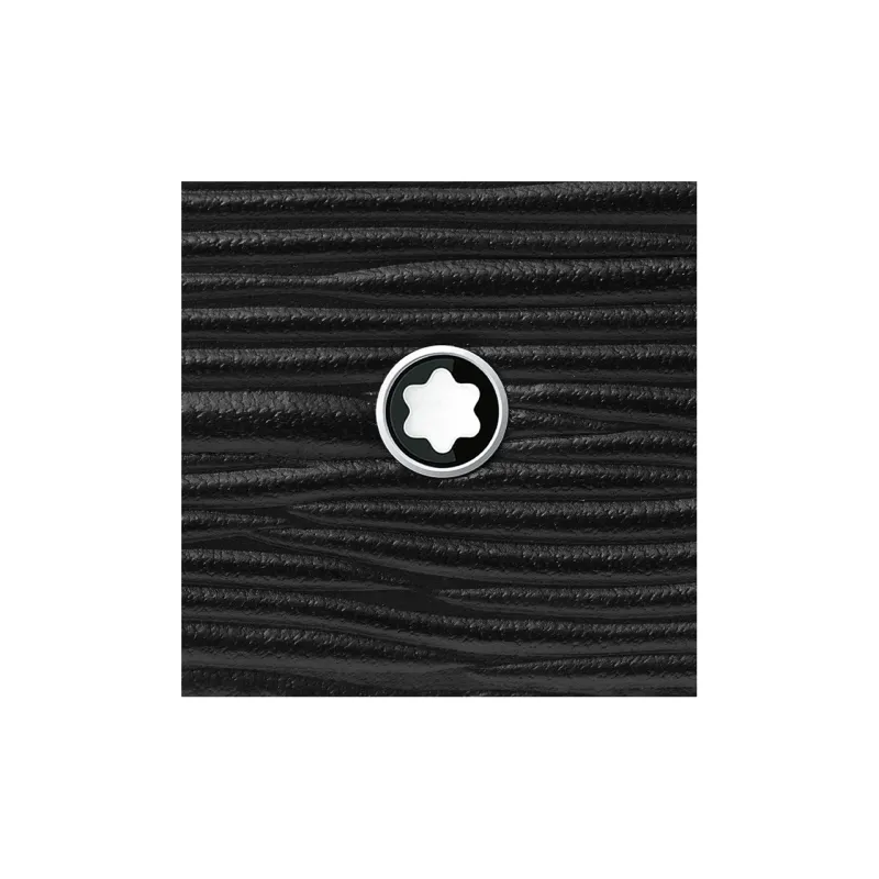 MONTBLANC Cow Leather Card Holder Men's Black-3