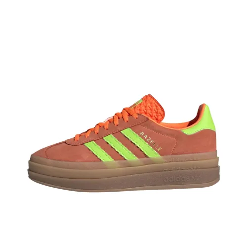 Adidas Gazelle Bold Solar Orange Solar Green Women's