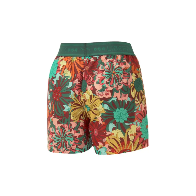 PUMA X Liberty Collaboration SS23 Casual Shorts Women's Green-1