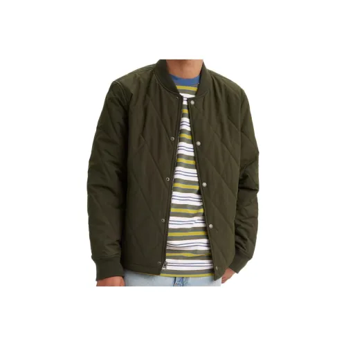 Levis Jackets Men Olive Green