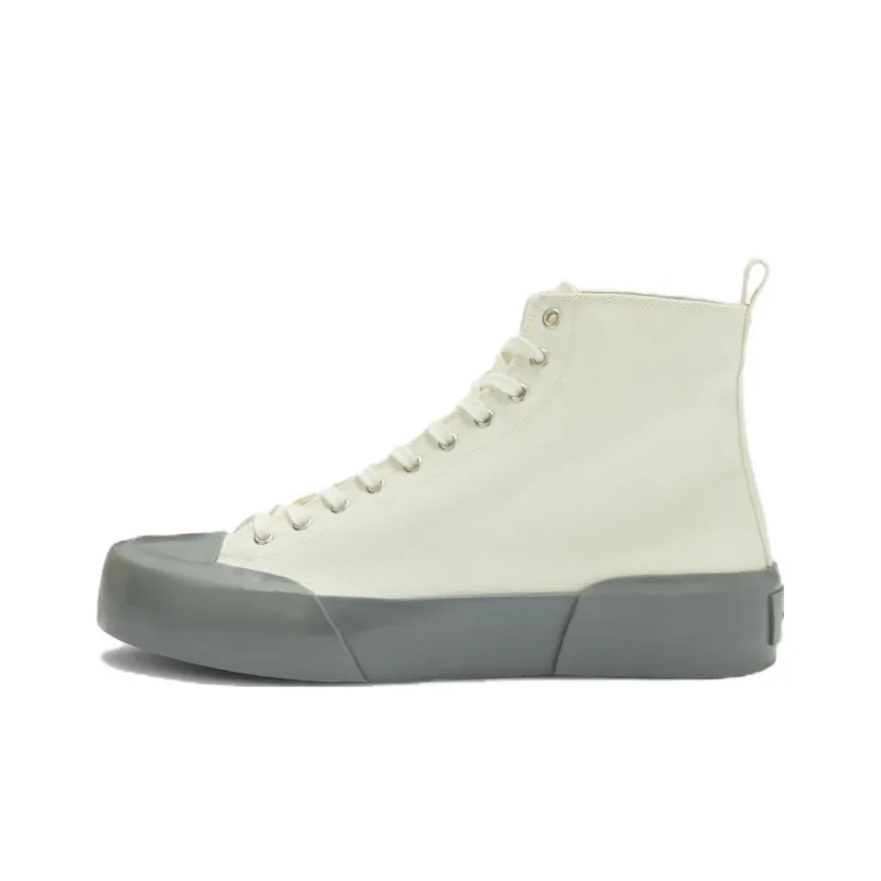 JIL SANDER Canvas High-top Sneakers-0