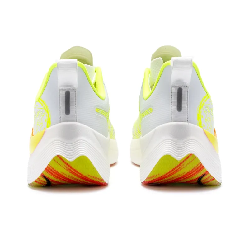 ONEMIX Yi Shuang Body Measurement Professional Racing Running Shoes Unisex Fluorescent White-4