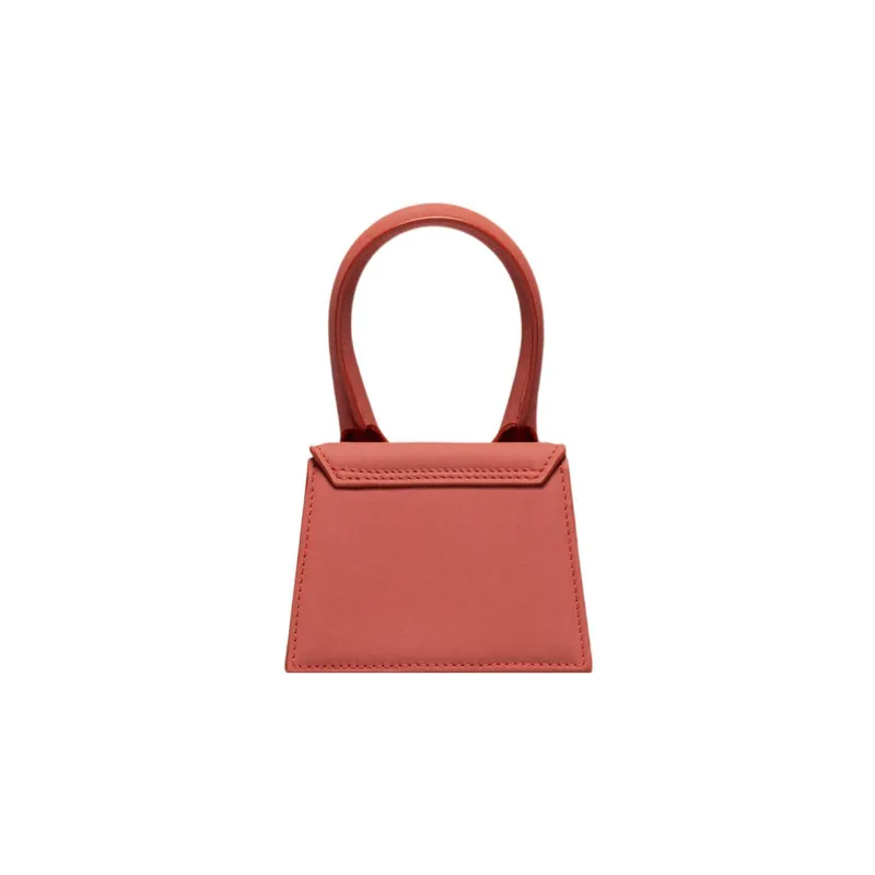 Jacquemus Le Chiquito Leather Shoulder Bag Crossbody Bag Handbag Mini Women's Deep Red-2