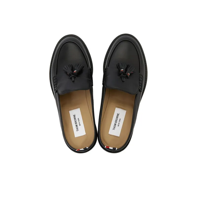 THOM BROWNE Tassel-detailed Slip-on Loafers-3