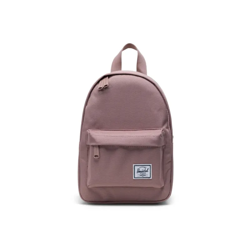Herschel Polyester Backpack Mini Unisex Gray Rose-3