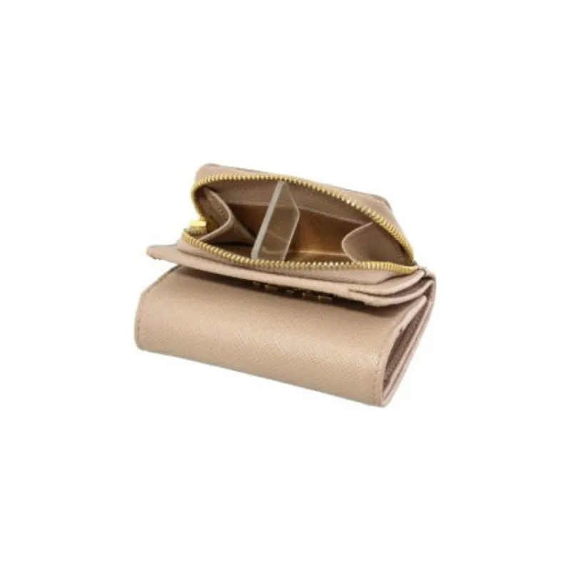 PRADA Leather Wallet Women's Dusty Pink-5