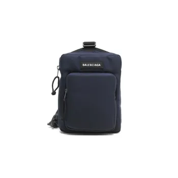 Balenciaga Explorer Nylon Crossbody Bag Shoulder Bag Men's Dark Blue