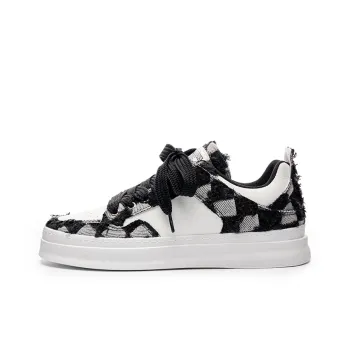 LAZY BONS Slip Resistant, Abrasion Resistant, Lightweight, Height Increasing Low Top Skateboard Shoes Unisex