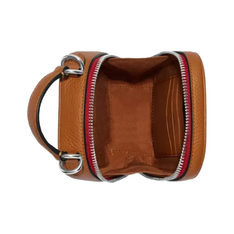 COACH Eva Leather Cell Phone Pouch, Shoulder Bag, Crossbody Bag Mini Women's White & Multicolor-2