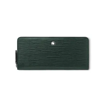 MONTBLANC Cow Leather Cell Phone Pouch Men's Green