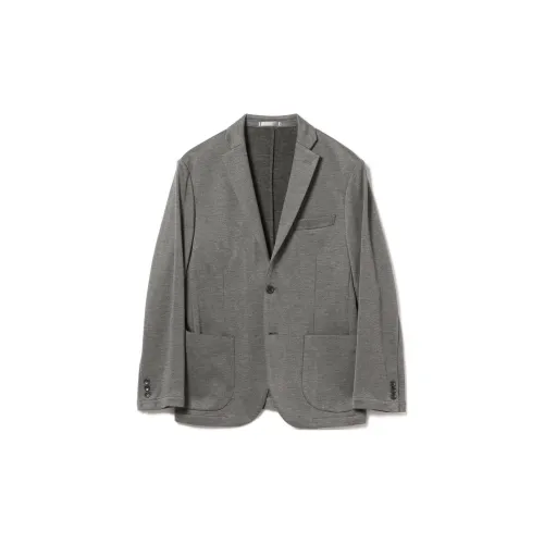 Beams Business Suits Men Gray