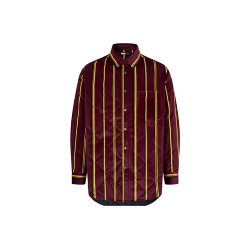 Tommy Hilfiger Shirts Men Red And Yellow Stripes