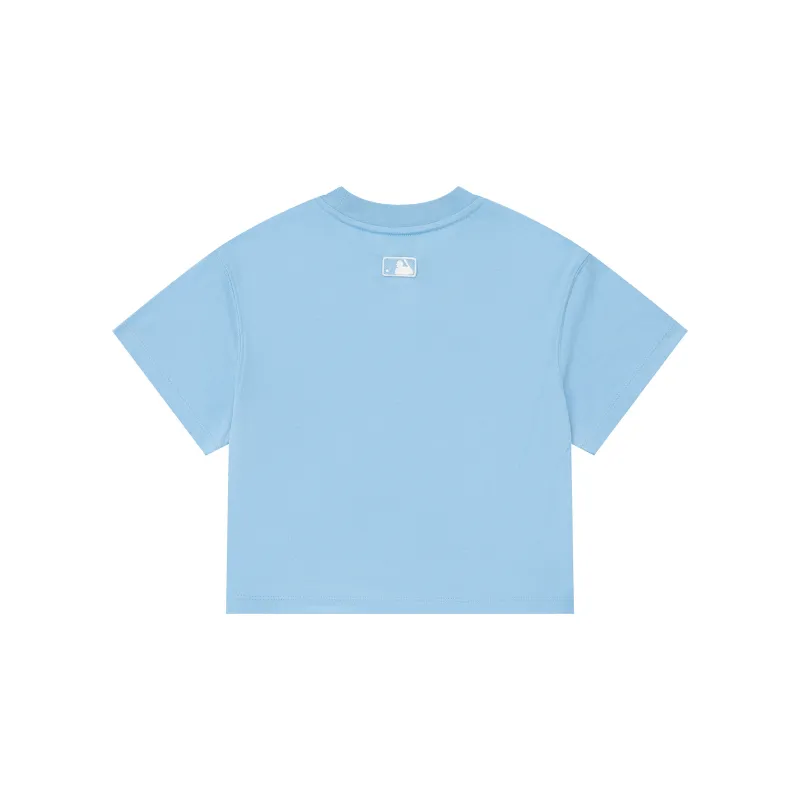 MLB Los Angeles Dodgers T Shirts Women's Light Blue-1