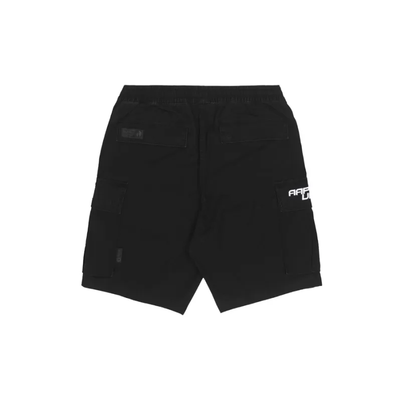 Aape Logo patch Cotton Bermuda Shorts-1