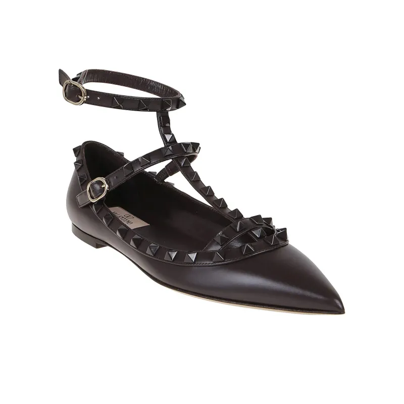 Valentino Casual Single Shoes Women's Ebony-1