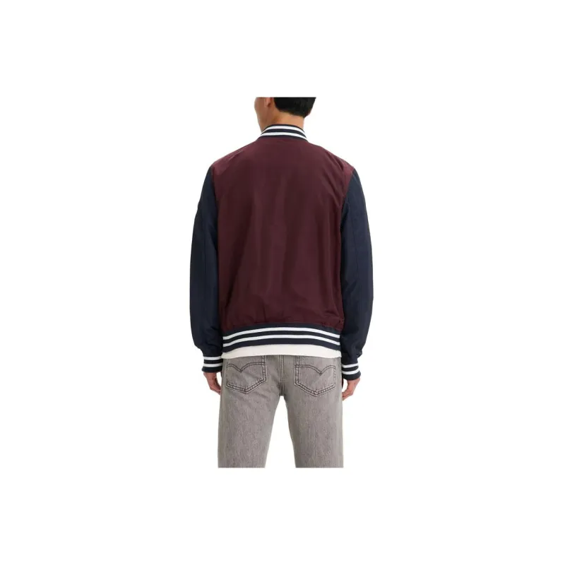 Levis Jackets Men Burgundy-1