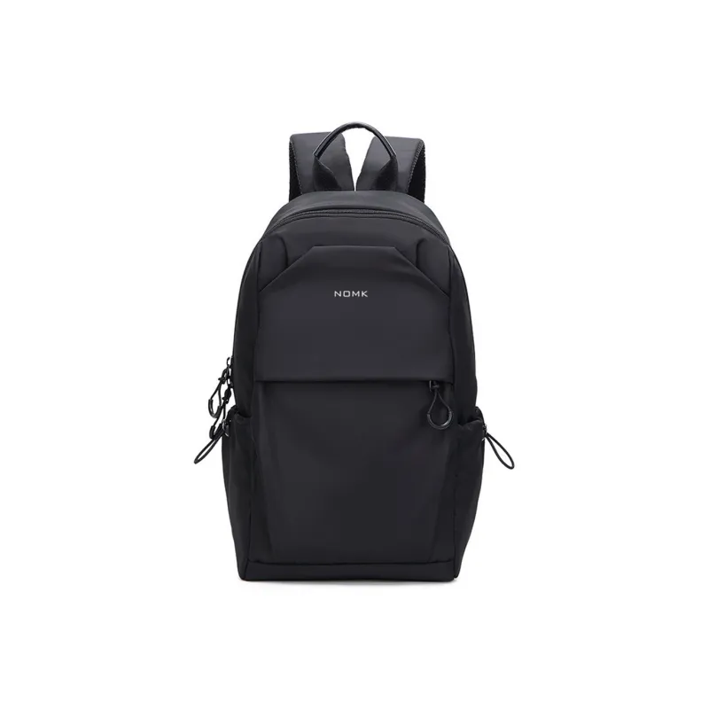 NOMK Nylon Canvas Backpack Small Size Unisex Black-1