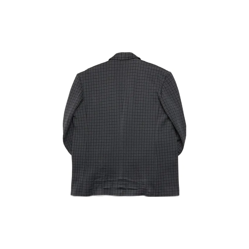 Balenciaga Checkered Tailored Knit Jacket-1