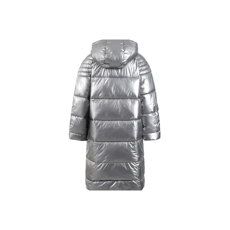 ARMANI EXCHANGEAE SS23 Puffer Jacket Women's Silver-1
