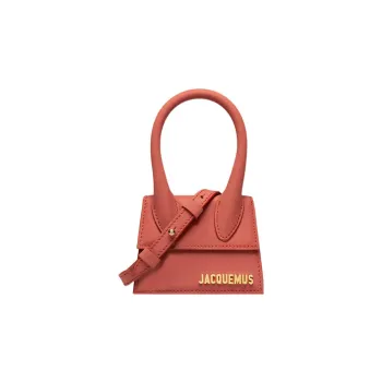 Jacquemus Le Chiquito Leather Shoulder Bag Crossbody Bag Handbag Mini Women's Deep Red