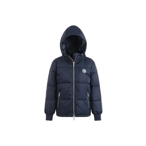 ARMANI EXCHANGE Puffer Jackets Women's Marine Blue