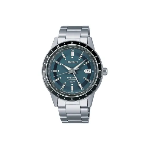 SEIKO Mechanical Movement Stainless Steel Strap Watch Men's Watch Blue Dial SARY229