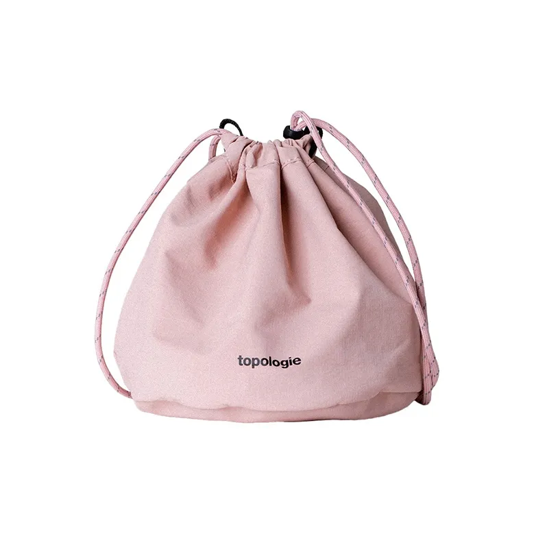 Topologie Nylon Fabric Crossbody Bag Clutch Small Size Unisex Purple-7