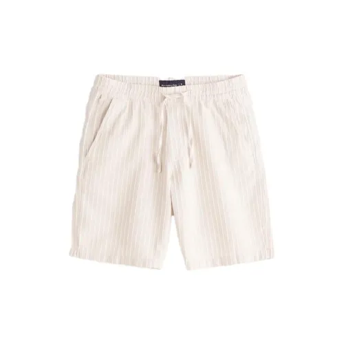 Abercrombie＆Fitch Casual Shorts Men Light Brown Stripes