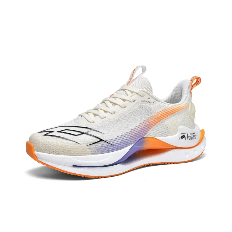 LOTTO Air blast Cushioned Slip Resistant Abrasion Resistant Low Top Running Shoes Men's Ecru-1