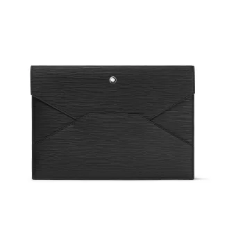 MONTBLANC Cow Leather Clutch Men's Black
