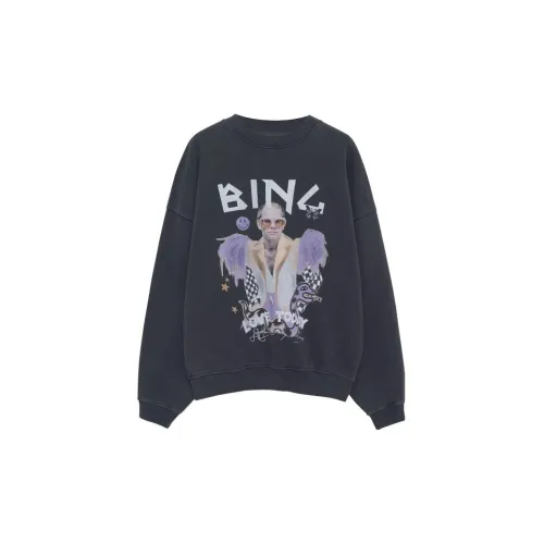 Anine Bing Sweatshirts Women's Gray Black