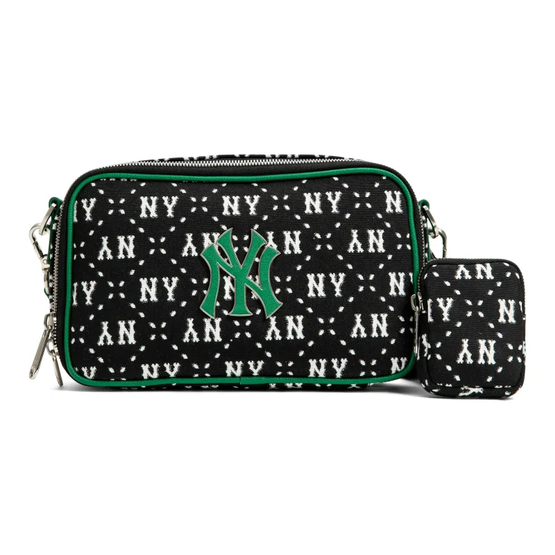 MLB Monogram Collection Crossbody Bags Black-2
