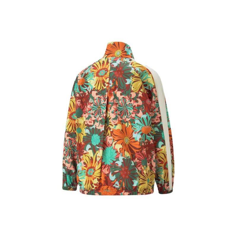 PUMA X Liberty Co-branded SS23 Jackets Women's Green-1