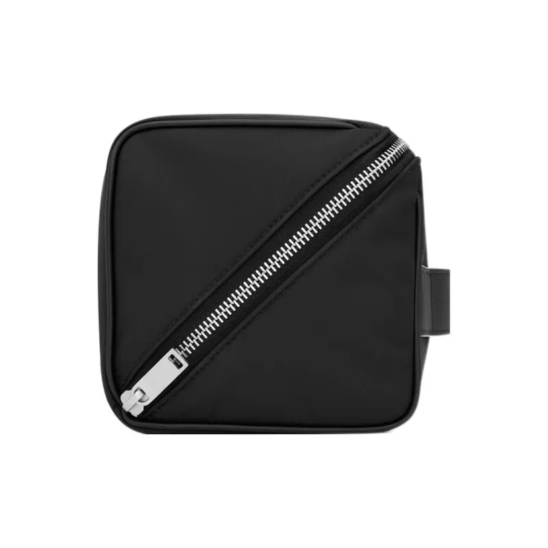 SAINT LAURENT PARIS Fabric With Cow Leather Dressing Bag Makeup Bag Women's Black-2